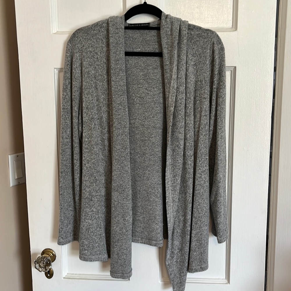 Grey Petite XL open cardigan very good condition